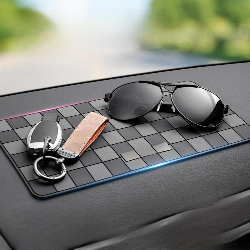 Car Anti-Slip Mat and Mobile Phone Holder - Heat Resistant and Sun Protection for Center Console