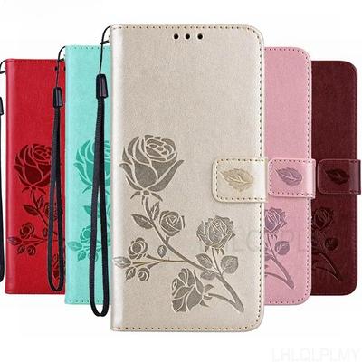 Rose Leather Wallet Flip Case For OPPO Find X5 Realme C25S C31 C35 C30 10 11 Pro C3 C33 C55 C53 C51 A17 A17K A58 A38 A18 Cover