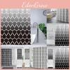 Modern Waterproof Polyester Shower Curtain With Printed Pattern For Bathroom Privacy And Gift Option
