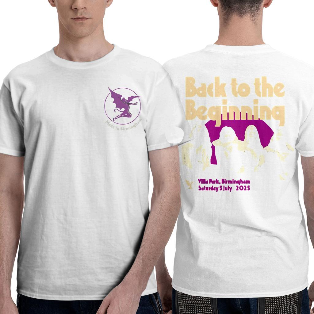 Black Sabbath Zpět na začátek Rocková kapela 2025 Pánské Dámské Tričko Merch Vtipná Trička Tričko 100% Bavlna Dospělý Moto