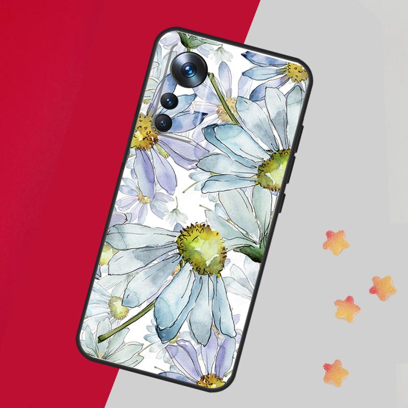 Daisy Watercolor Case For Xiaomi 15 Ultra 13 14 11T 12T 13T 14T Pro Cover For POCO F7 F6 F5 X3 X5 X6 X7 Pro