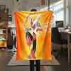Blaziken  Print Flannel Blanket, High Quality Comfortable for All Seasons, Home Decor, Warmth and Comfort