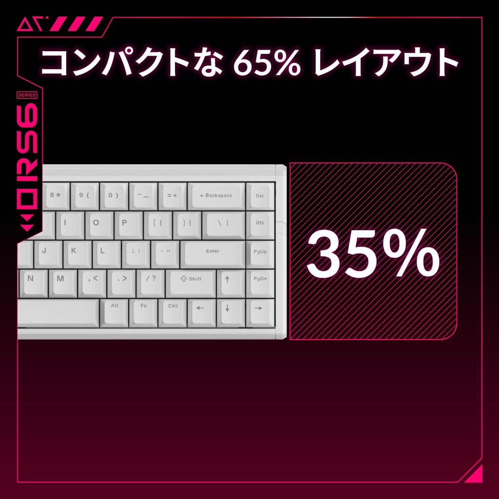 ATK RS6 Wired Magnetic HE Gaming Increment Rapid 256k Scan 8kHz Polling CNC Machined Aluminum Japan Exclusive Model Keyboard, Black, 0.001mm Trigger,