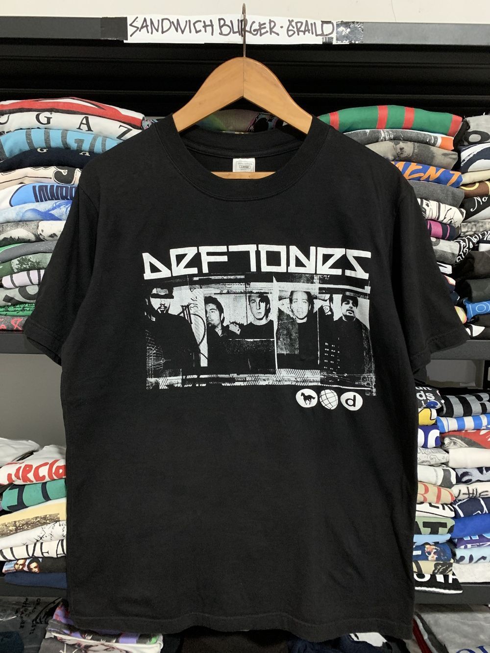 Deftones Band Tour White Pony 2000 Black Short Sleeve Unisex Tshirt S5XL KH6401 S