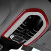 For Porsche Panamera 2010-2011-2016 Real Carbon Fiber Reading Light Frame Cover Trim|Interior Decor Sticker 4Pcs Dry Carbon.