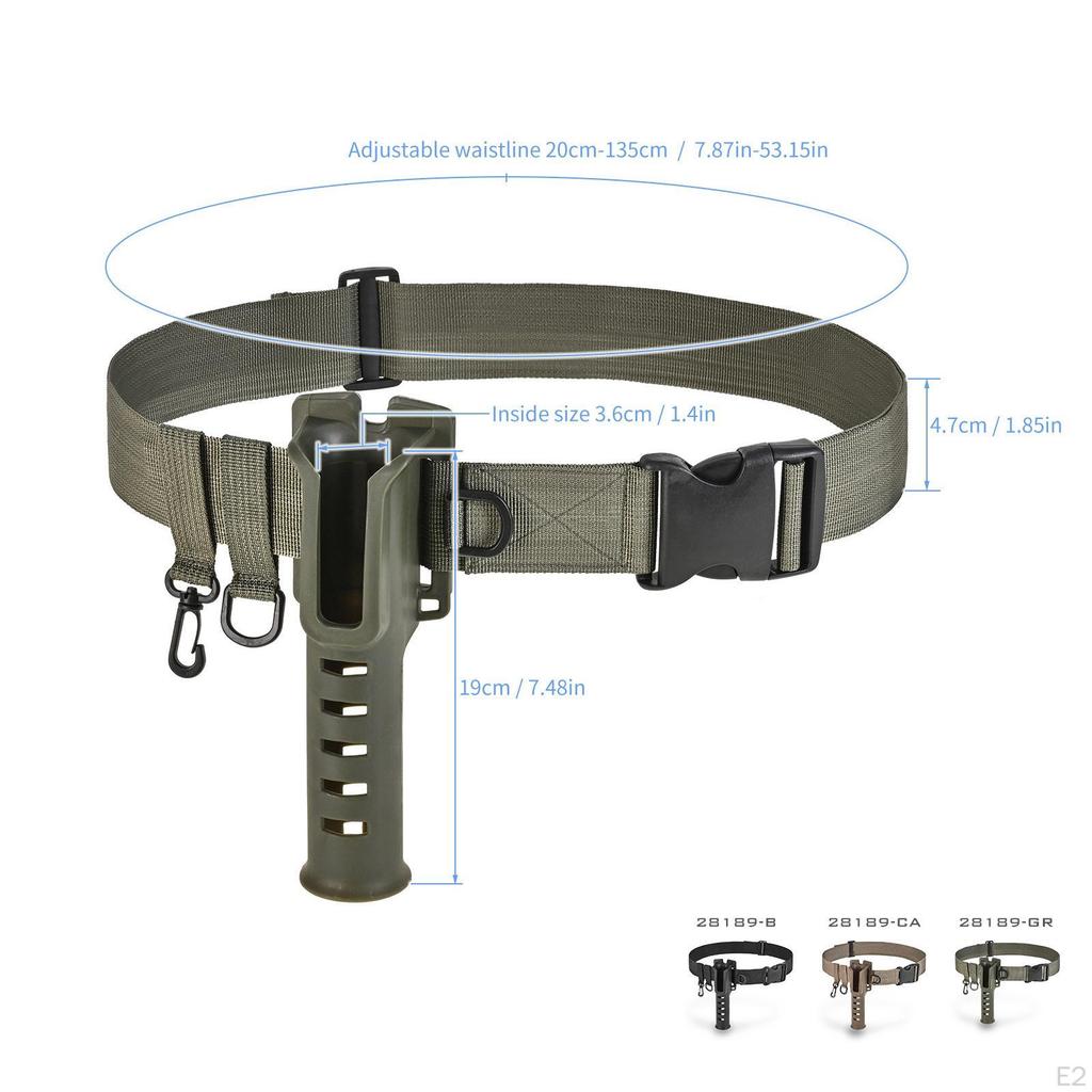 Uchwyt na wędkę Pas biodrowy Lekki pasek wędkarski Uchwyt na sprzęt Wędkarski Pas na wędkę Pas na akcesoria wędkarskie Fit dla dorosłych lub nastolatków