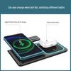 15W Foldable 3-in-1 Wireless Charging Stand for Apple & Android Phones