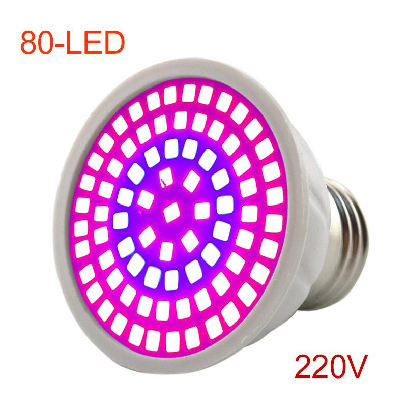 LED Pflanzenwachstumslampe Vollspektrum Blumenwachstumslampe E27 für Zimmerpflanzenlampen Phytolampe Hydroponische Beleuchtung