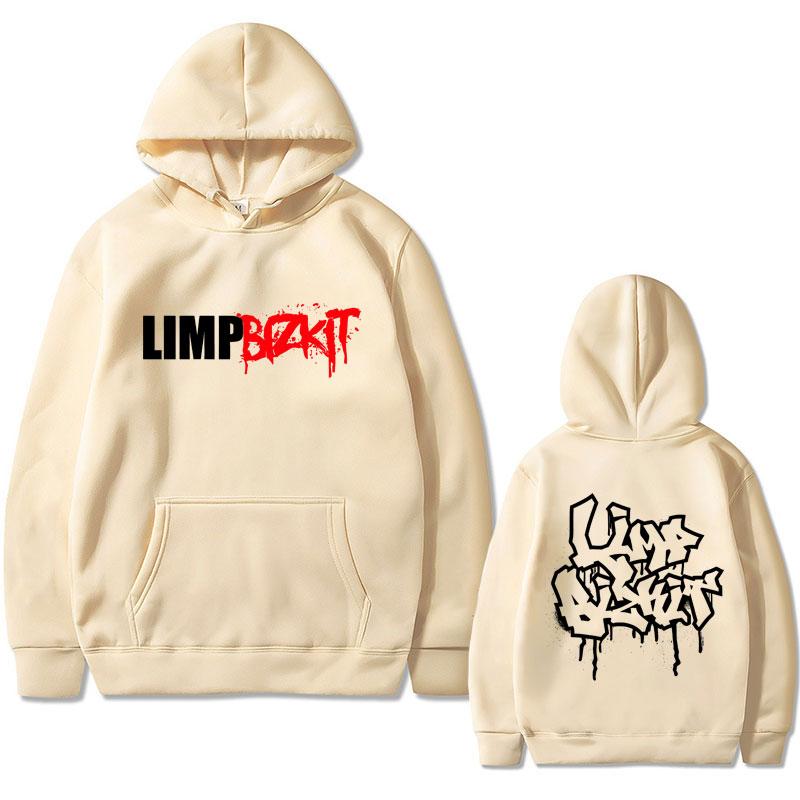 The mostfamousretroGothicrockhoodiesforbothmenandwomeninautumnandwinterarethesoftBizkit $3 Billgraphicsweatshirtandmensportswear