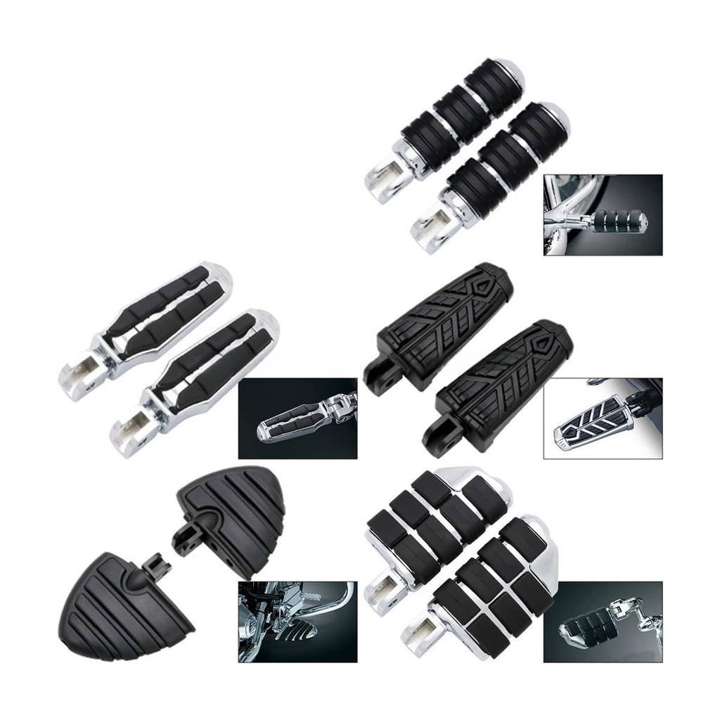 Motorcycle Footrest Motorcycle Front Driver Rubber Foot Peg Footrest Foot Pegs Suzuki Bull Bird