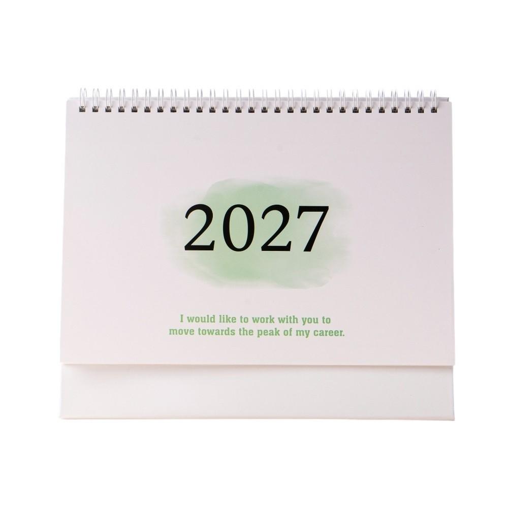 Yearly Agenda 3 Sizes Planning Desk Calendar Standing Flip Calendar Holiday Small Gift