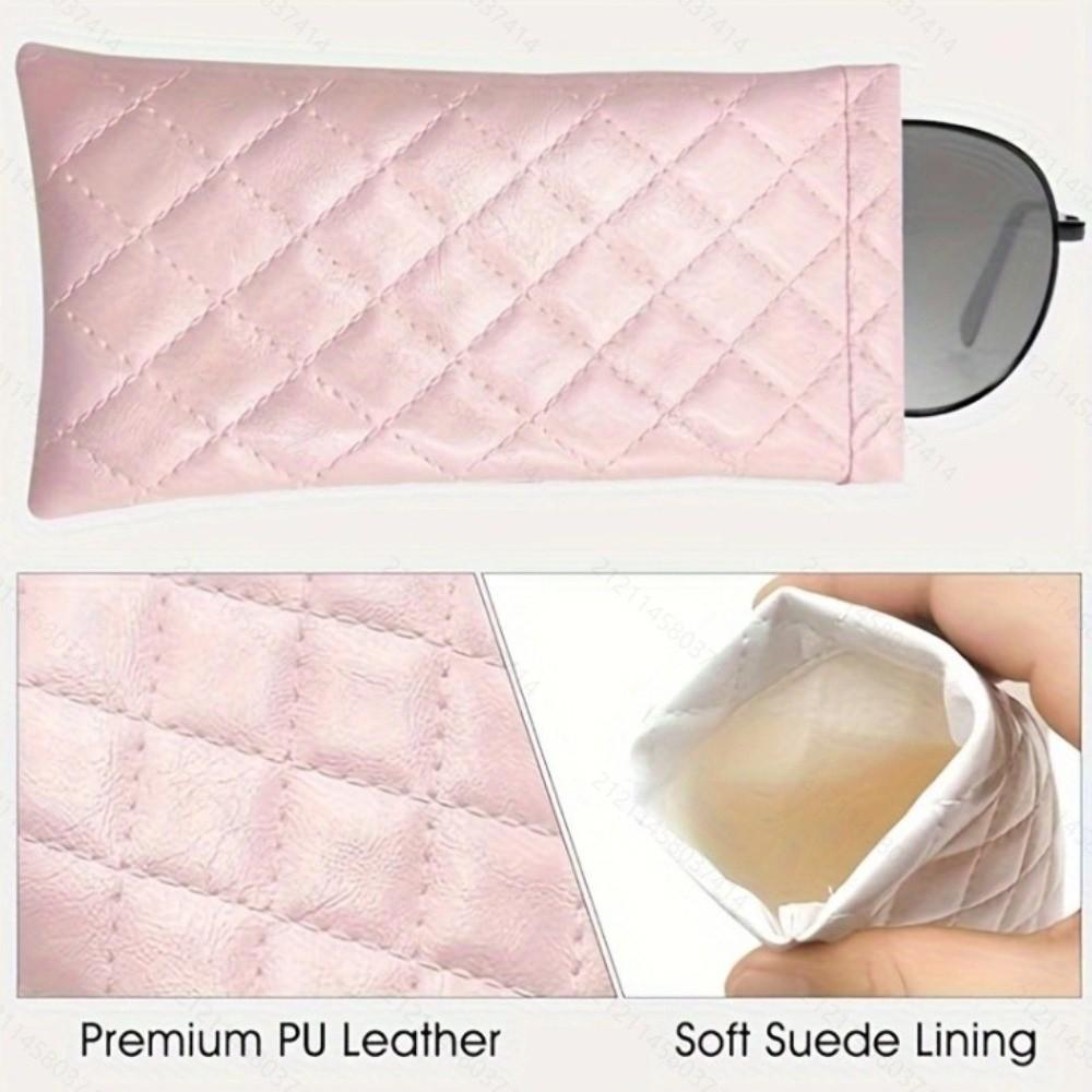 Single/Double-layer Sunglasses Storage Bag Sunglasses Case for Travel Eyewear Accessories