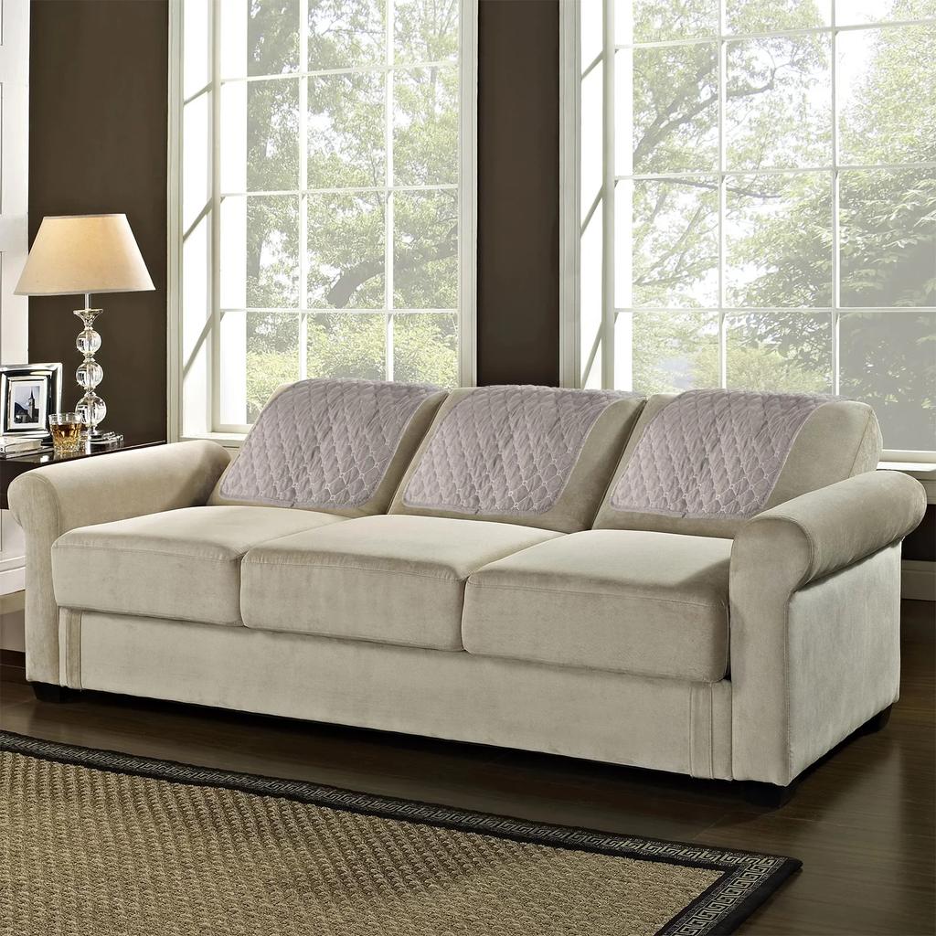 5 Stück Sesselbezug Kopfstützenschoner Sofa Kopfstützenbezug Weiches Polyester Verschleißfest Farbecht für Sofa Möbel Schoner