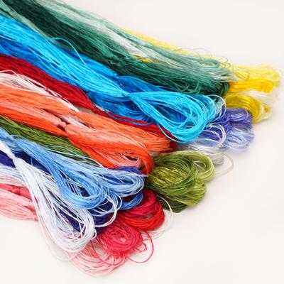 8PCSx20M Low Twist Silk Thread For DIY Velvet Flowers Jewelry Making