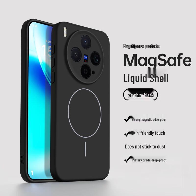 NEYAA Magnetic Liquid Silicone Phone Case for Vivo X-Series