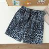 Sommer-Strandshorts für Herren in Übergröße, elastische Taille, Leopardenmuster, lässige Shorts für den Sommer