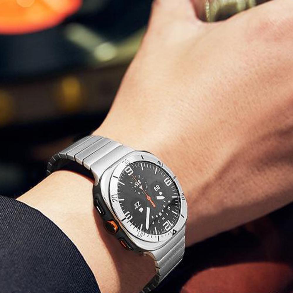 No Gaps Titanium Strap for Samsung Galaxy Ultra Watch 47mm Luxury Metal WatchBand for GALAXY watch 8/8 Classic Men Band Bracelet