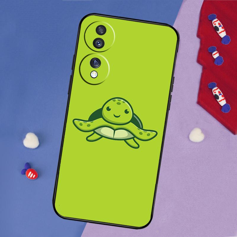 Cartoon Sea Turtle Tortoise Case For Honor Magic 7 5 6 Lite Honor X9b X9a X8b X8a X8 X9 X9c 50 70 90 Lite 200 Pro Cover
