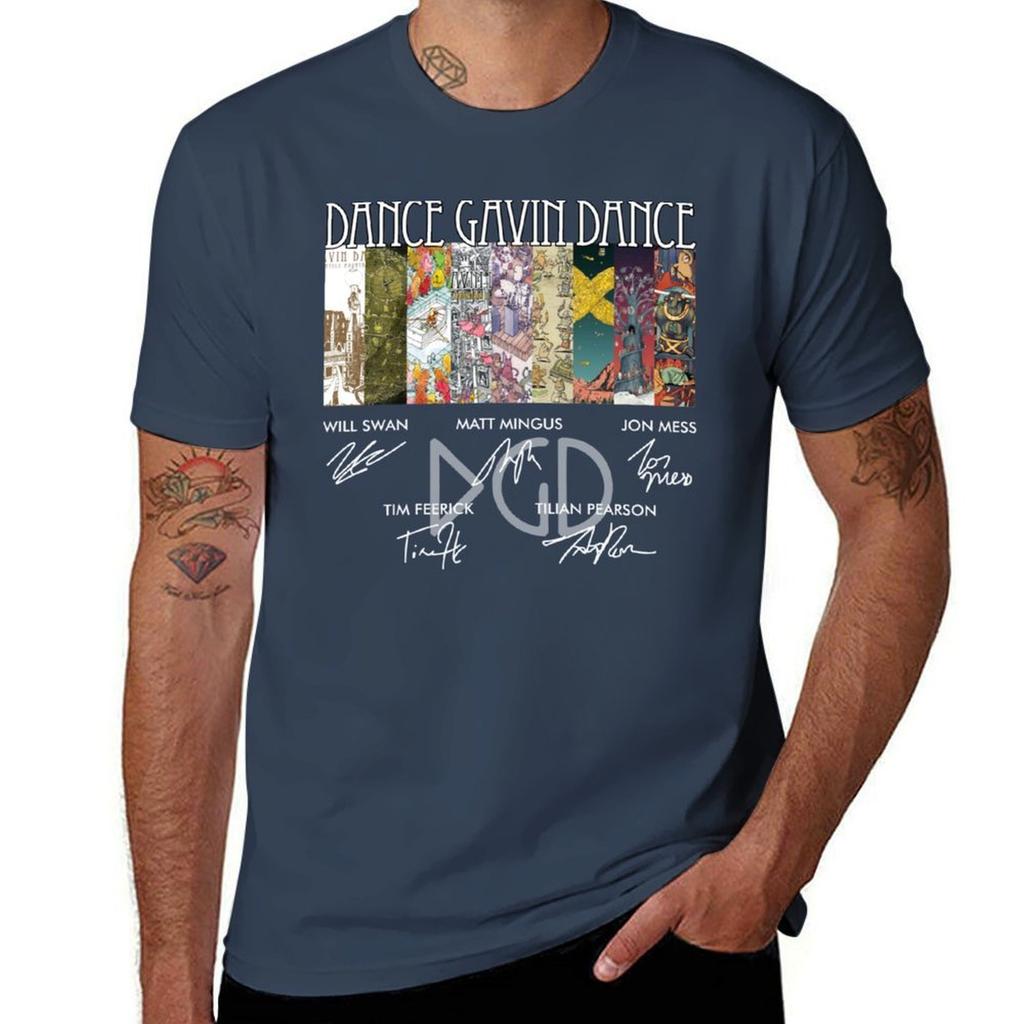 Dance Gavin Dance Will Swan Matt Mingus Jon Mess Graphic Trending Unisex Youth TShirt Outdoor Work Short Sleeve Top