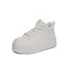 High-top Little White Shoes Women's 2025 Spring New Thick-soled Heightening Board Shoes Sports Shoes Casual Versatile Shoes Children