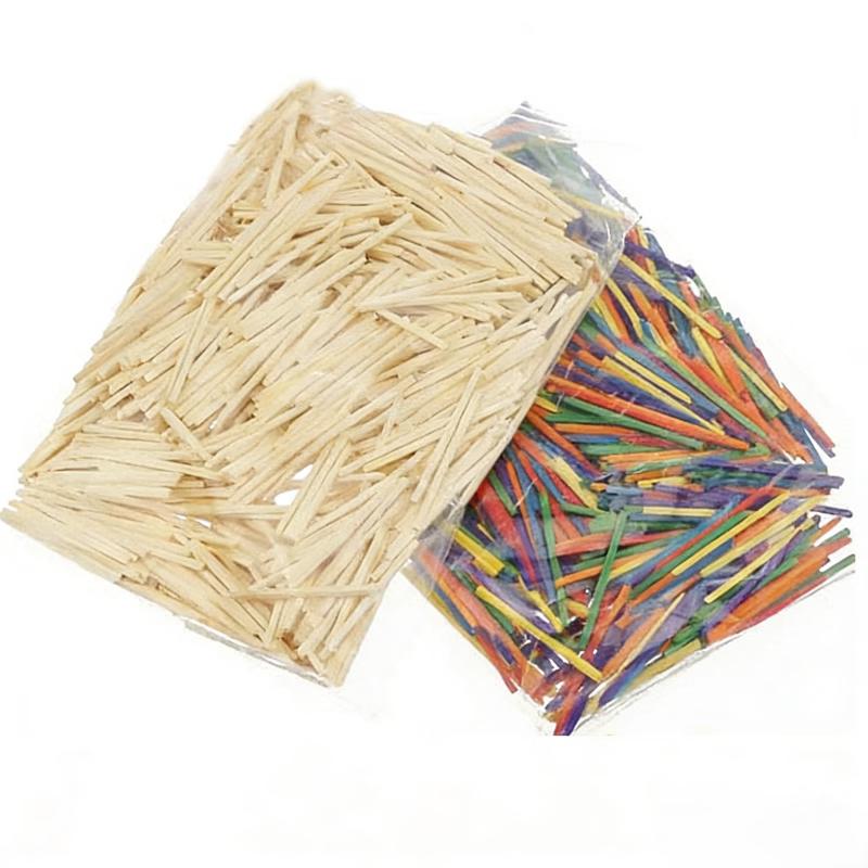 Dirien Disposable Colored Wooden Craft Sticks