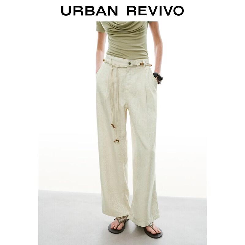 UR2026 Women s Beaded Paisley Casual Trousers 27