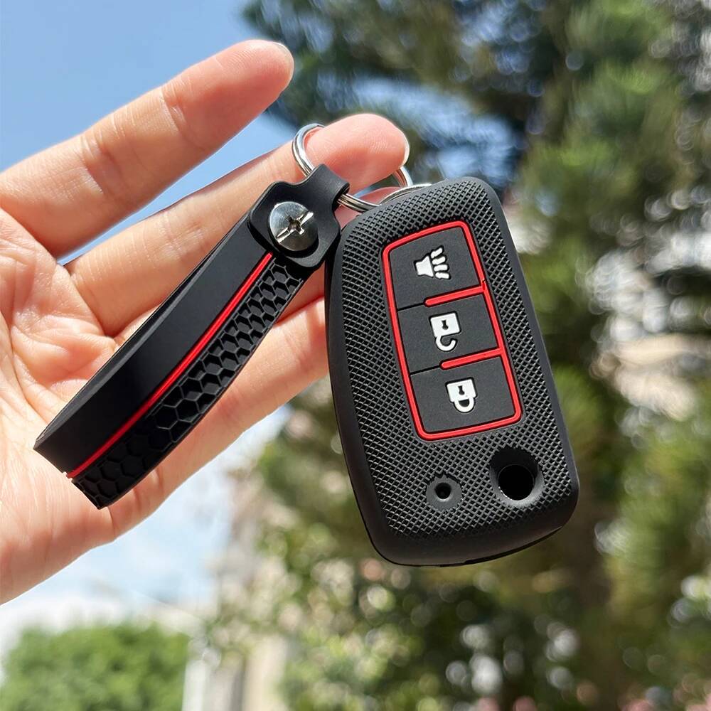 For Nissan Kicks Remote Key Fob Case With Keychain Protection For Nissan Qashqai Navara Horn Altima Sunny Cefiro A32 Juke Xtrail