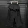 Young Women Lace Tiered Skirt Pants Baggy Wide Leg Trousers Y2k Lace Patchwork Pants  Lady