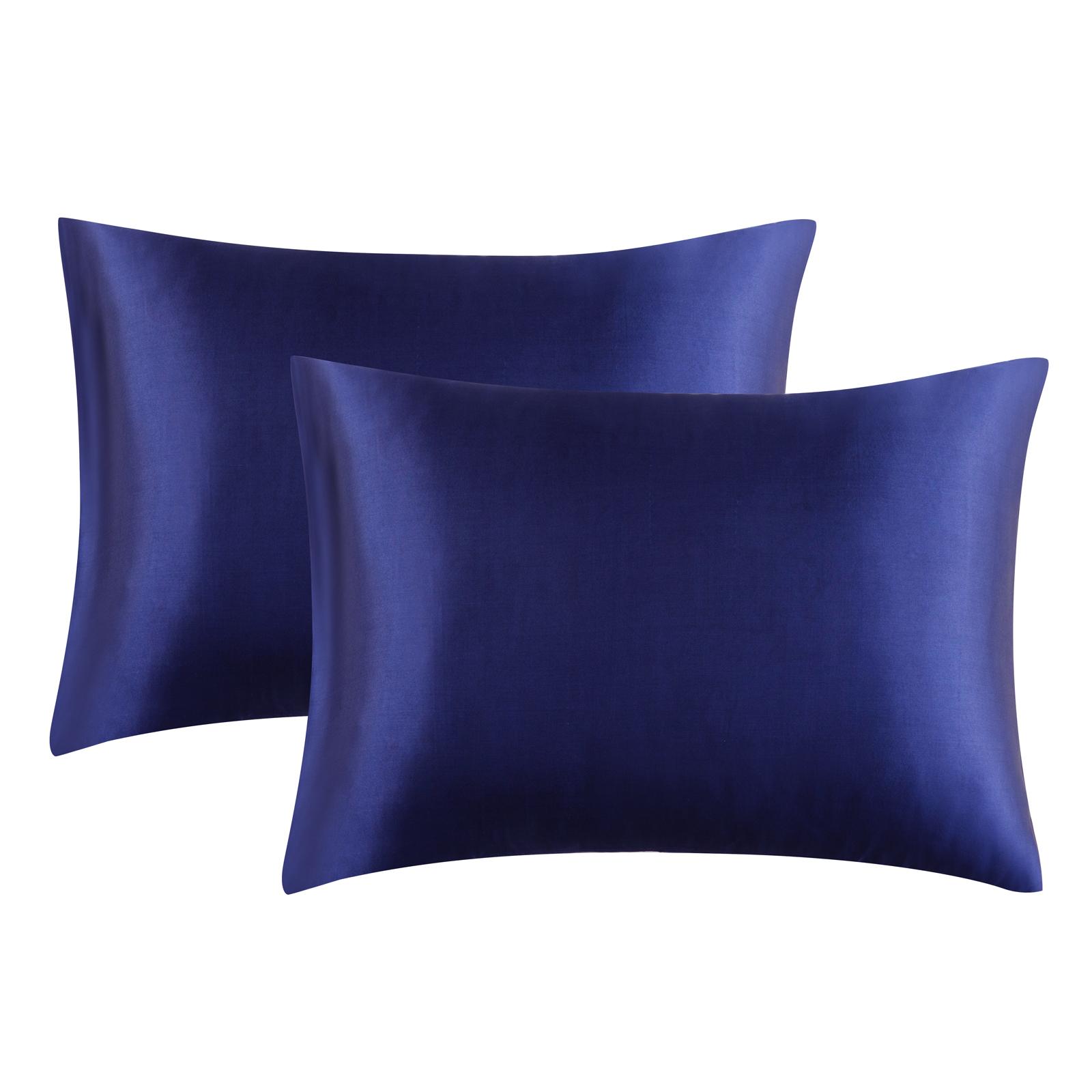 Kissenbezug 100% Seide Kissenbezug Seidiger Satin Haar Schönheit Kissenbezug Bequemer Kissenbezug Wohnkultur Großhandel 2Pcs