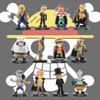 12pcs One Anime Piece Luffy Figure Model Toy Ornament Decor Gift Collection Set