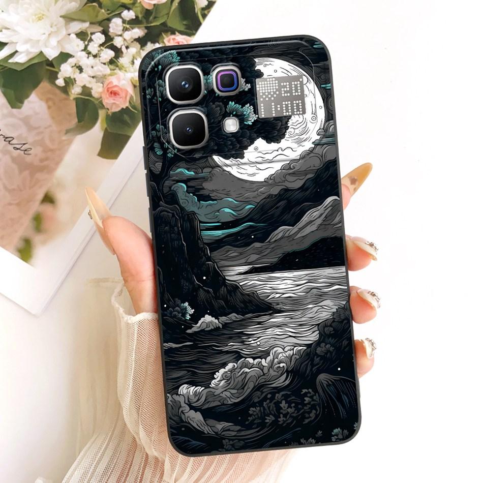 For Infinix Note 60 Pro Note60 Fashion Dusk Beach Painting Phone Case For Infinix Note 60 60Pro 5G Soft Silicone Covers Bumpers