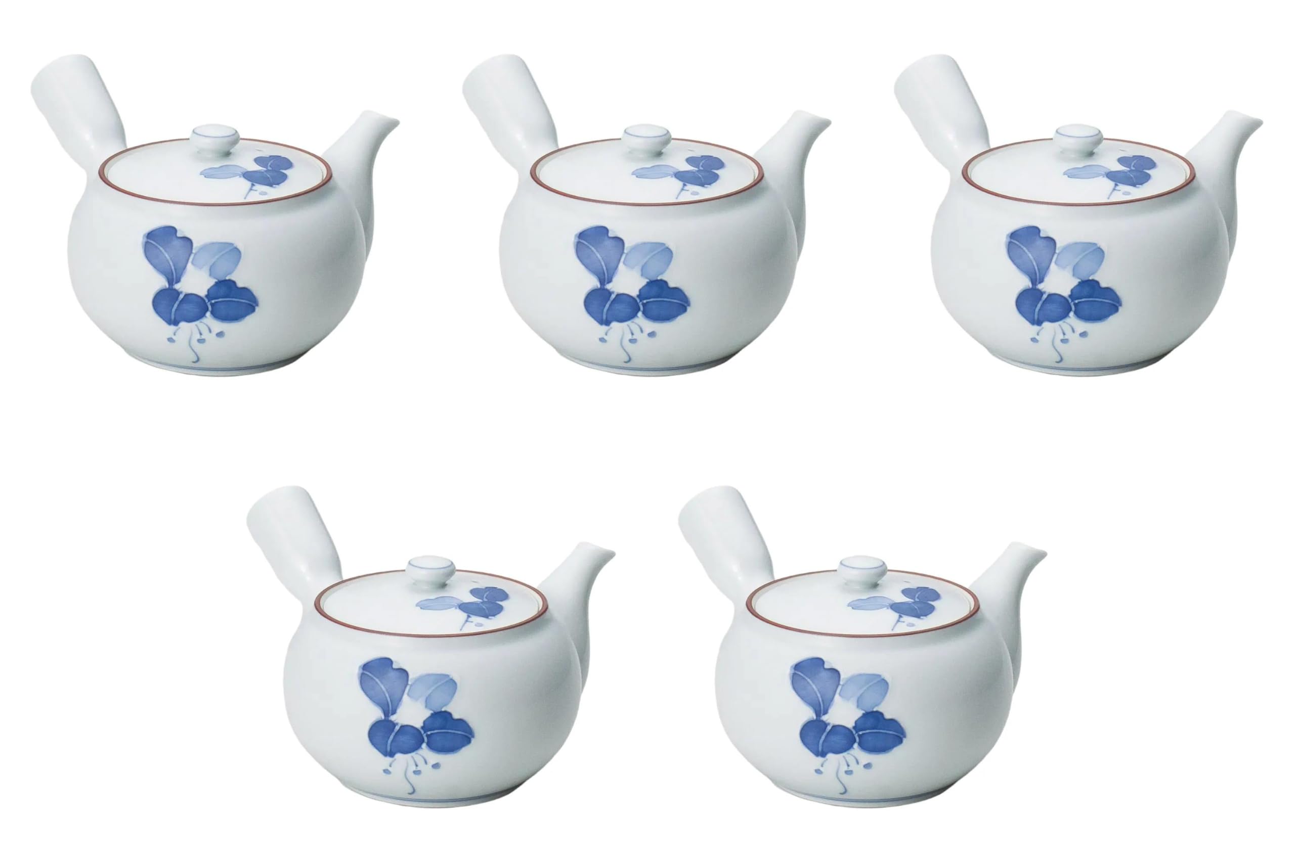 

Set of 5 Manryo Medium Teapots Arita Ware Teapots Arita Ware Setomonohonpo [11.5×8.5cm 350cc]