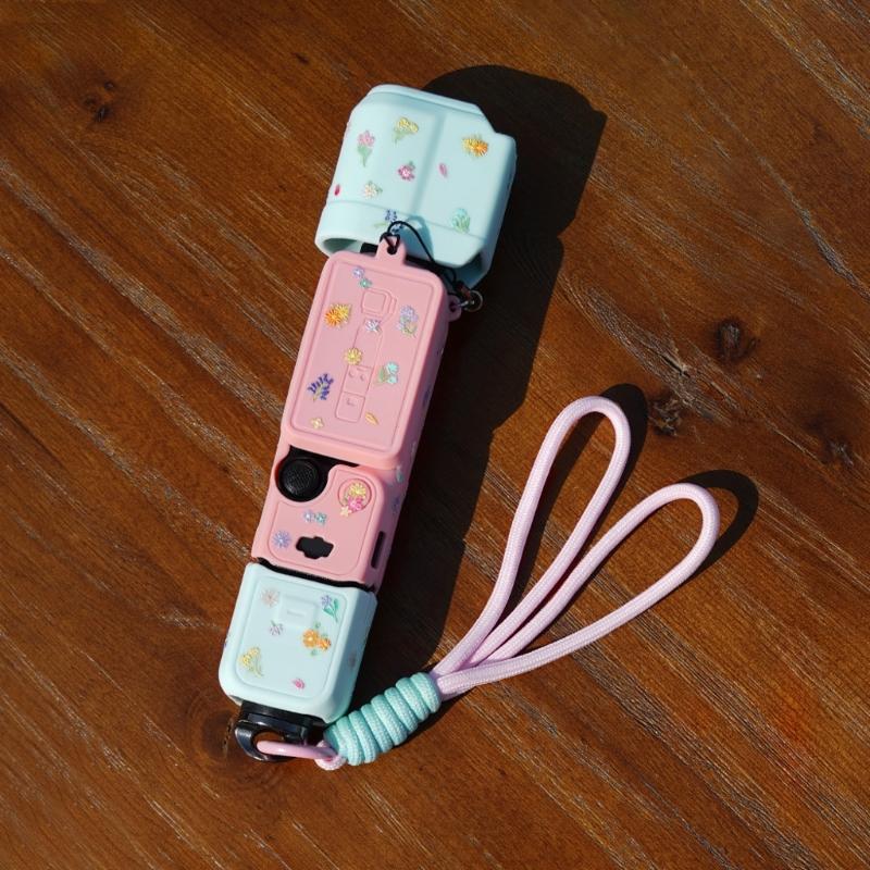 Durability Silicone Cover Compatible for Pocket 3 Camera Cover Protective Case For Full Body And Screen Protections