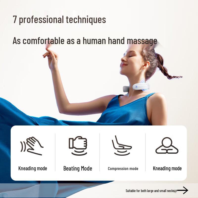 SKG K3 Neck Massager with Heat and Pulse Therapy CN Plug (adapter Included)
