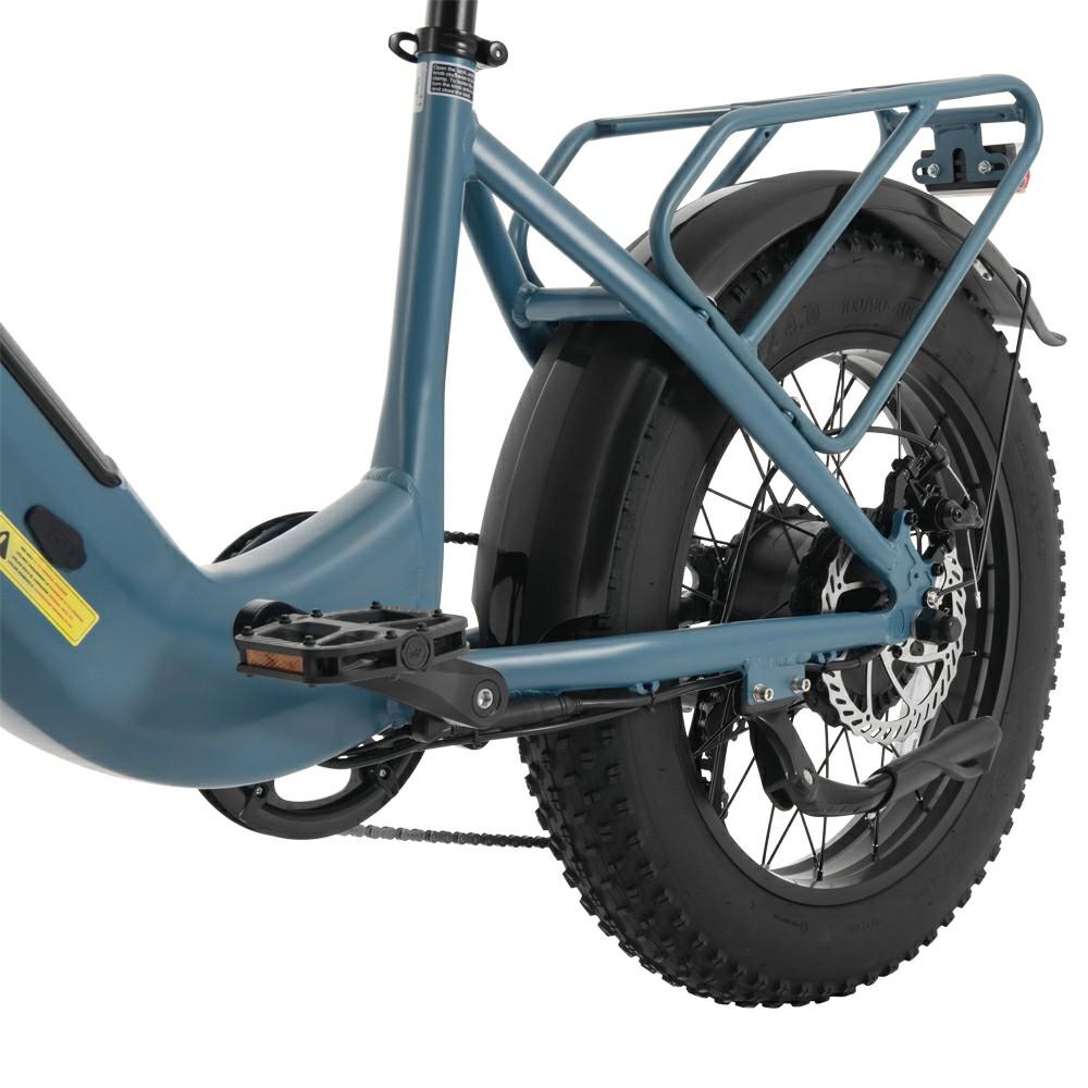 Electric Bike DYU FF50 20" 250W Motor 48V 14AH Max Range 70Km Top Speed 32Km/h Load 150KG Blue
