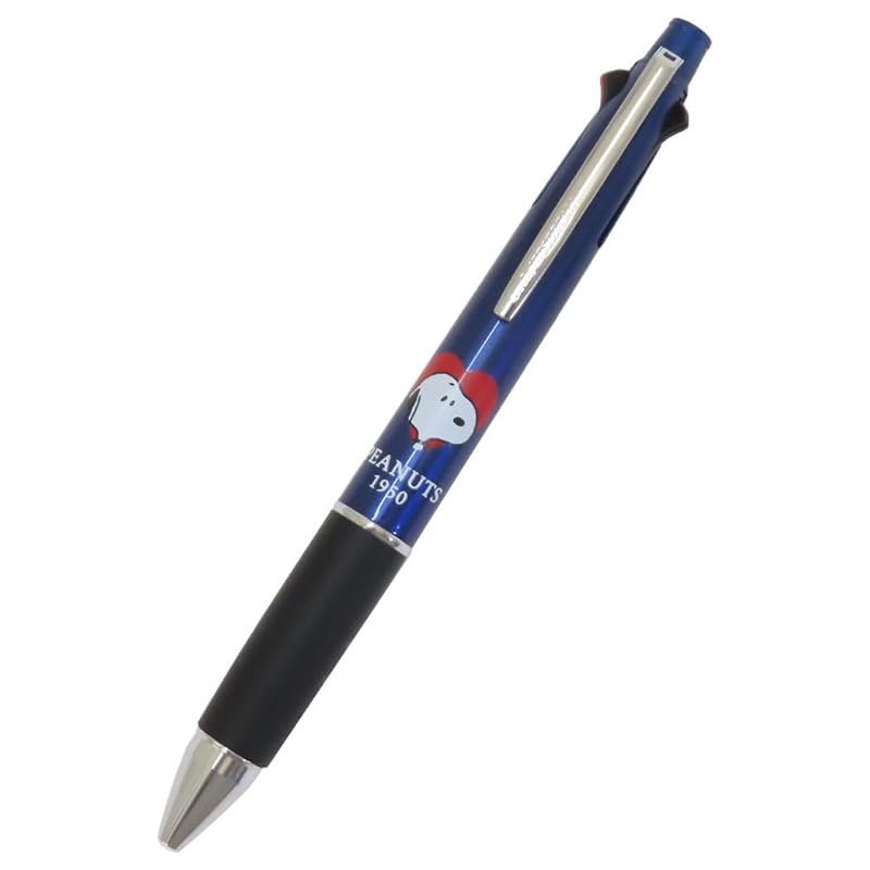 

Snoopy [mechanical pencil & black red blue green 4 color ballpoint pen] Jetstream 4 & 1 0.5/WHOLE HEART peanuts