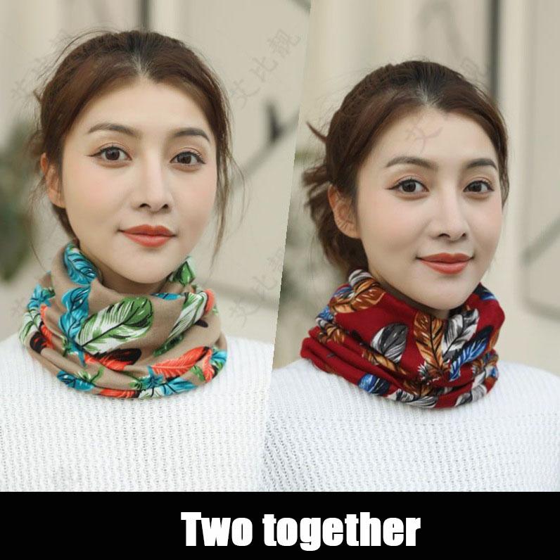 

Ветрозащитный и теплый осенне-зимний шарф, шапка, защитная шея, универсальный и многофункциональный головной убор, маска для лица, женская шапка one size