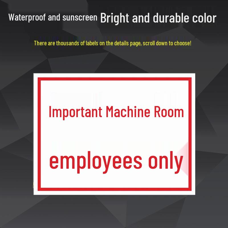 Reflective Aluminum Safety Sign: Electric Shock & No Smoking Warning