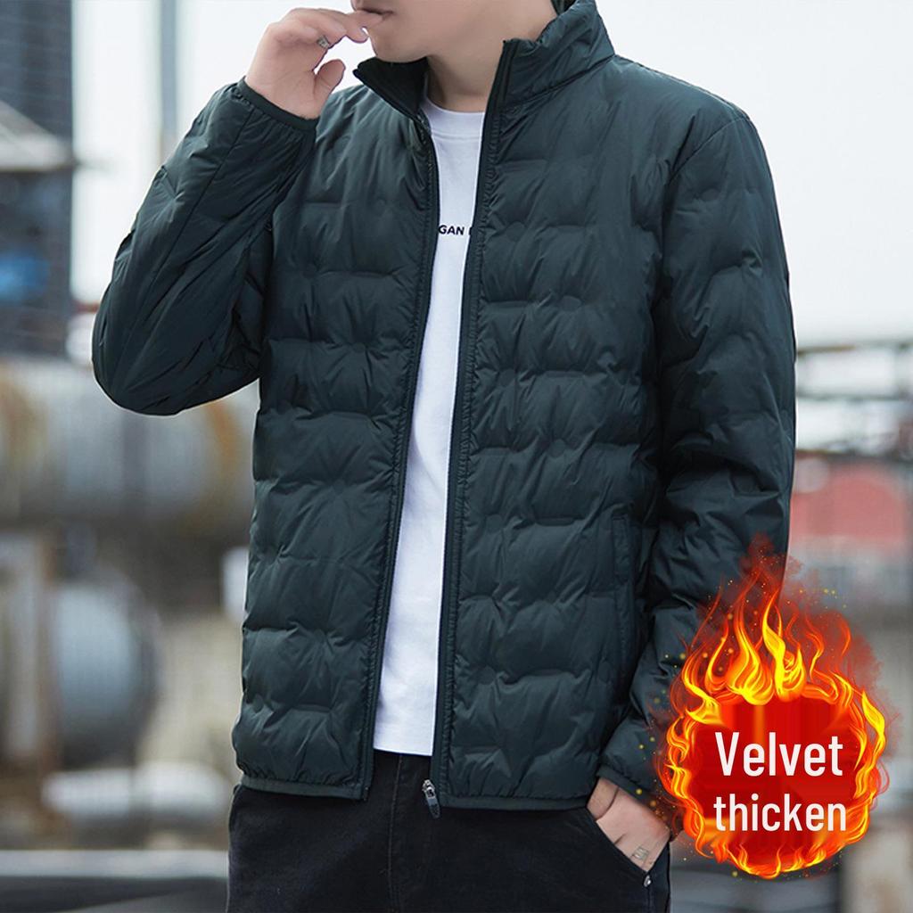 90% Down Men's Versatile Stand Collar Lightweight Jacket - 2025 Autumn/Winter Collection