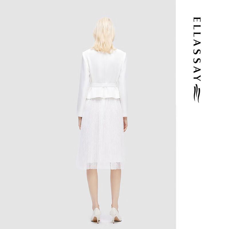 ELLASSAY Women's Spring Lace Patchwork Blazer Dress EWD351Y15800