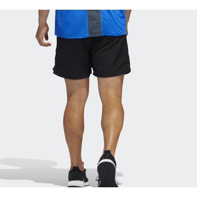 Adidas Woven Athletic Shorts Men Bottoms Black EH4216