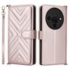 For ZTE Blade A76 5G Case with Shoulder/Wrist Strap Leather Phone Cover Stand Wallet