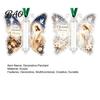 Personalisiertes Geschenk für Kollegen 2 Stück Acryl Schmetterling Geldhalter Hängende Ornamente, Dekorative Bargeld Anhänger Weihnachten Einzigartiges Geburtstagsgeschenk