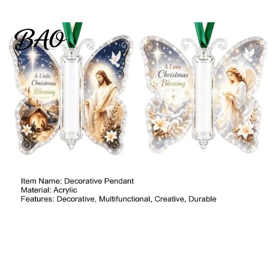 Personalisiertes Geschenk für Kollegen 2 Stück Acryl Schmetterling Geldhalter Hängende Ornamente, Dekorative Bargeld Anhänger Weihnachten Einzigartiges Geburtstagsgeschenk