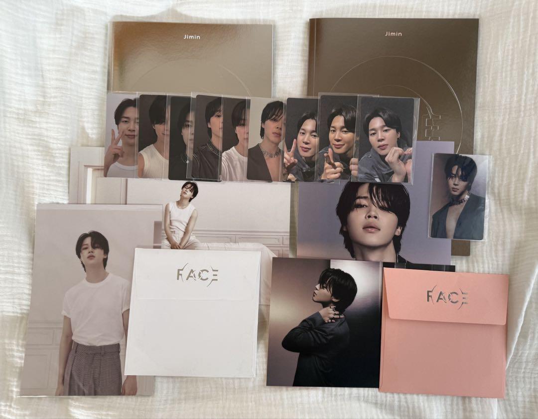 

[Б/У] Набор BTS Jimin FACE из 2 предметов с коллекционной карточкой и бонусом
