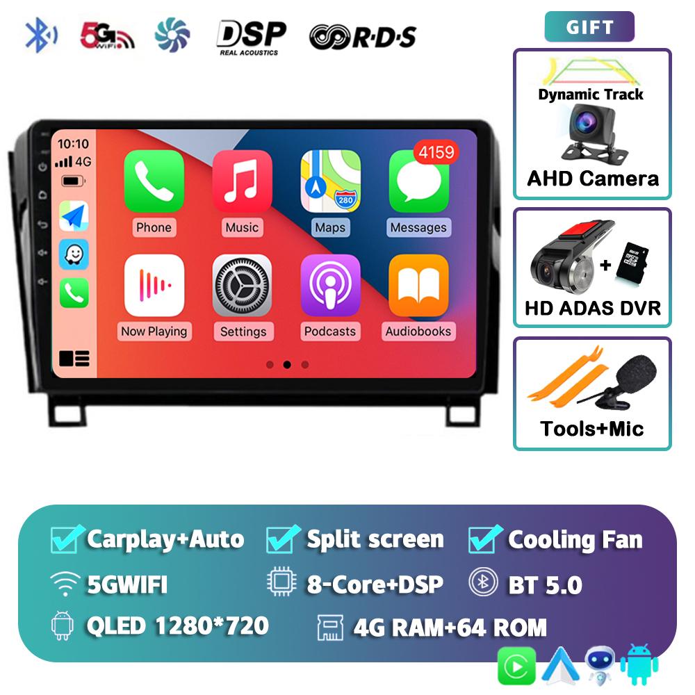 Android 14 Car Radio For Toyota Tundra XK50 2007-2013 Sequoia XK60 2008-2017 Multimedia Video Player Navigation Stereo GPS Audio