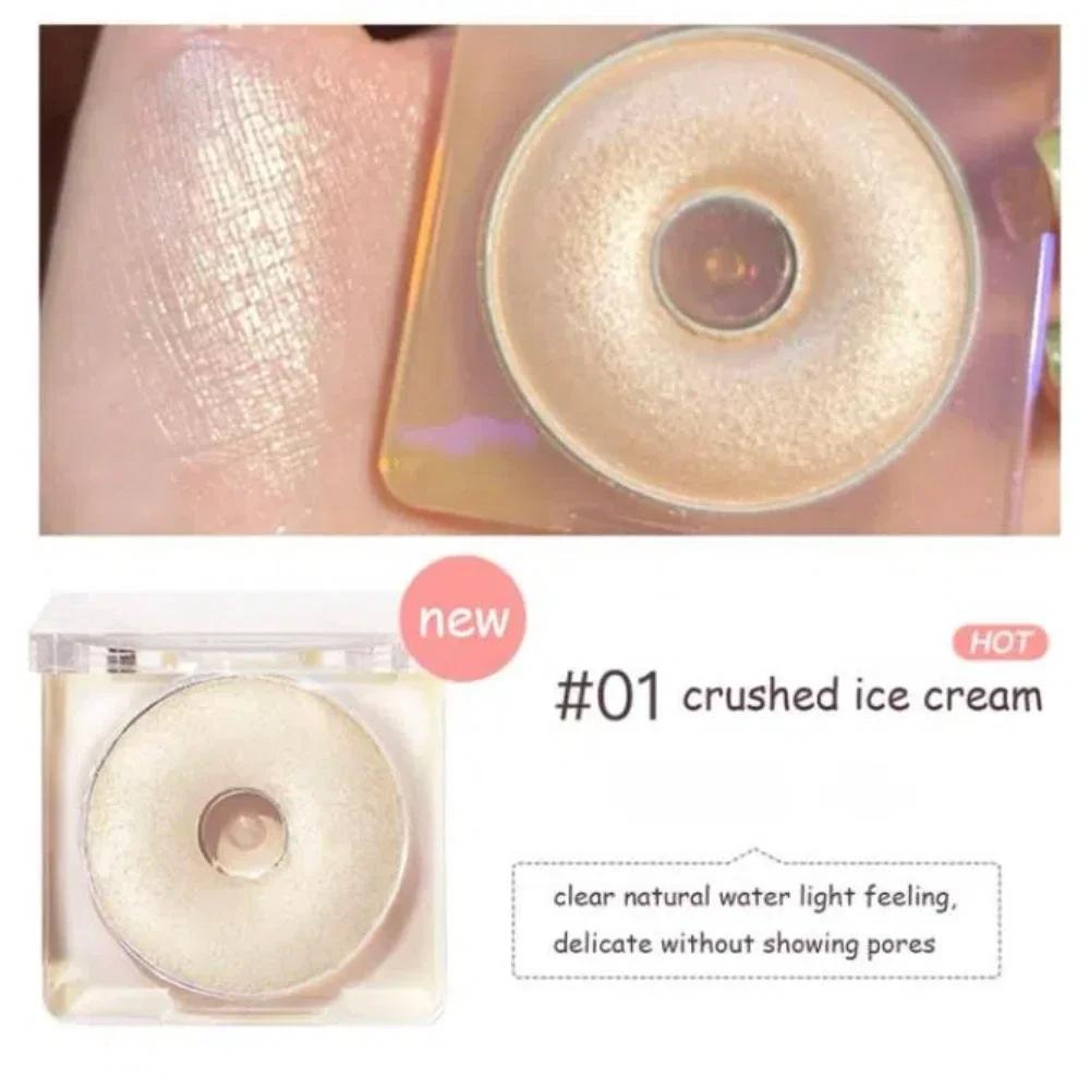 

Judydoll Highlighter Powder Monochrome Diamond Facial Highlighter Makeup Matte 3D Nose Shadow Brighten Glitter Natural Cosmetics 01