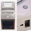 2PCS Waterproof PIR Motion Sensor LED Solar Light Stainless Steel Outdoor Garden Yard Security Wall Lamp
