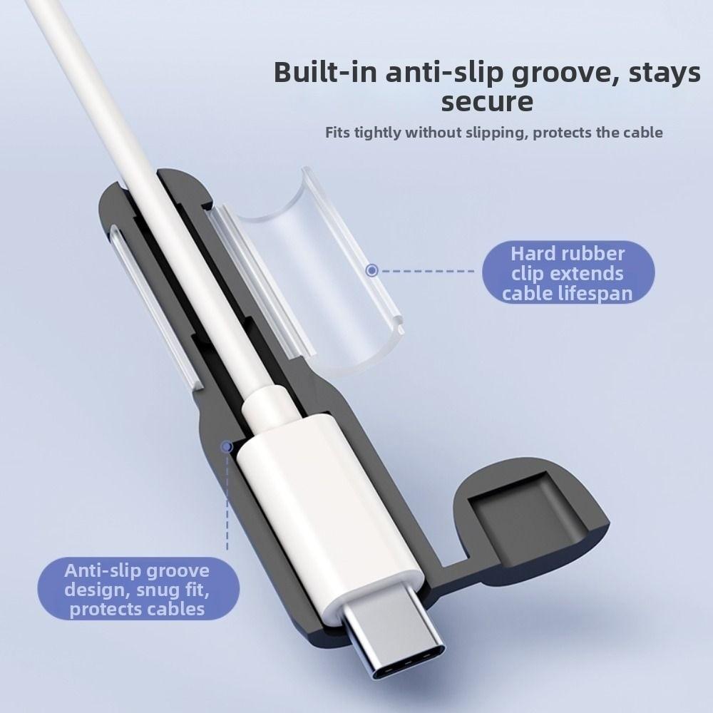 Anti-tear Data Cable Protective Cover Silicone Cord Saver  Data Line Accessories