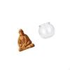 Catholic Figurine Sacred Heart of Jesus Statue Small Round Ornament for Office Table Home Decors
